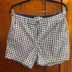 Old Navy White and Blue Everyday Short Classic Style